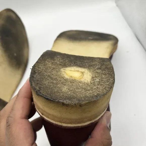 Clarks Originals Men's Desert Boot 9.5 M Burgundy Tumbled Leather 26125547 - Picture 10 of 15